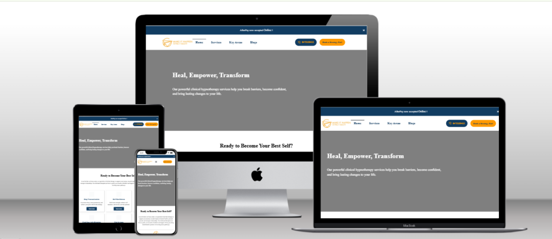 Therapy Website Design Portfolio