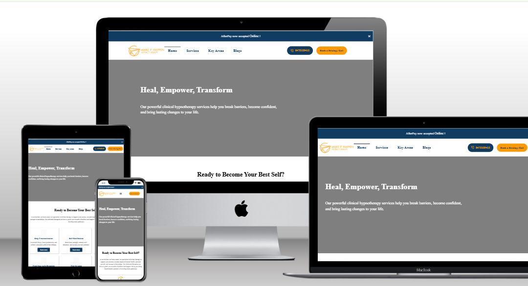 Therapy Website Design Portfolio