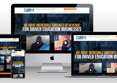 Driving School Marketing Website Design Portfolio